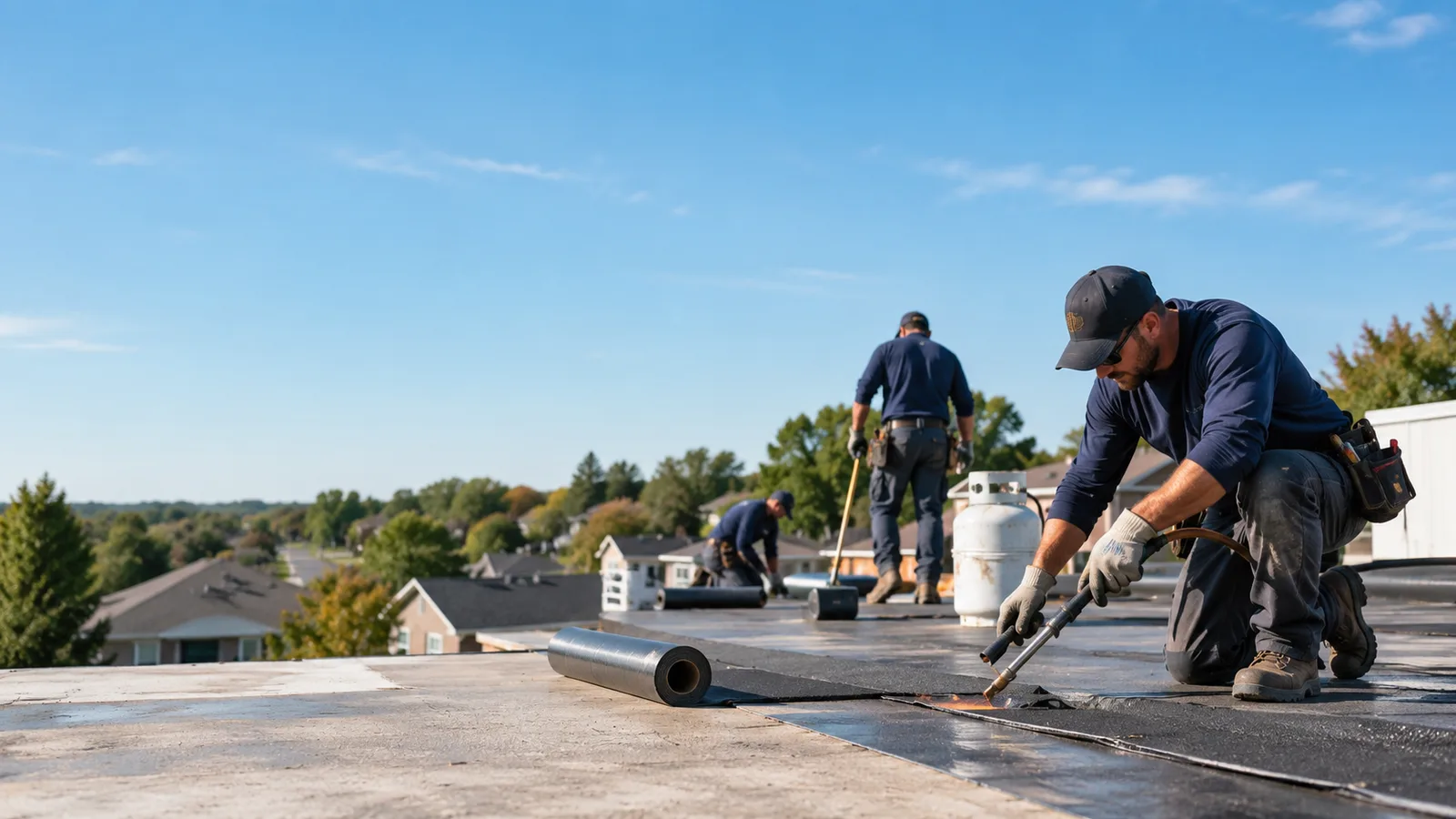 Flat Roof Leak Repair providers in Welling, OK